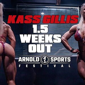 KASS GILLIS AT 1.5 WEEKS OUT FROM THE 2023 ARNOLD CLASSIC | BUILDING WELLNESS GLUTES