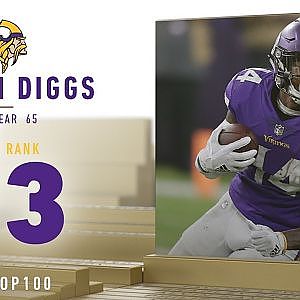 #73: Stefon Diggs (WR, Vikings) | Top 100 Players of 2019 | NFL -